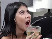 Loud sex for this kinky Asian before she gets to drink piss